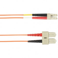 Black Box 1-m, SC-LC, 62.5-Micron, Multimode, PVC, Orange Fiber Optic Cable - 3.28 ft Fiber Optic Network Cable for Network Device - First End: 1 x SC Male Network - Second End: 1 x LC Male Network - 128 MB/s - 62.5/125 &micro;m - Orange - TAA Complia