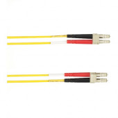 Black Box Colored Fiber OM4 50/125 Multimode Fiber Optic Patch Cable - OFNP Plenum - 65.62 ft Fiber Optic Network Cable for Network Device - First End: 2 x LC Male Network - Second End: 2 x LC Male Network - 40 Gbit/s - Patch Cable - OFNP, Plenum - 50/125
