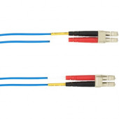Black Box Colored Fiber OM4 50-Micron Multimode Fiber Optic Patch Cable - Duplex, Plenum - 65.62 ft Fiber Optic Network Cable for Network Device - First End: 2 x ST Male Network - Second End: 2 x LC Male Network - 10 Gbit/s - Patch Cable - 50/125 &mic