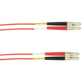 Black Box Colored Fiber OM4 50/125 Multimode Fiber Optic Patch Cable - OFNP Plenum - 82.02 ft Fiber Optic Network Cable for Network Device, Switcher - First End: 2 x LC Male Network - Second End: 2 x LC Male Network - 10 Gbit/s - Patch Cable - OFNP, Plenu