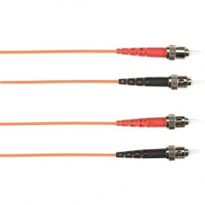 Black Box 3-m, ST-ST, 62.5-Micron, Multimode, Plenum, Orange Fiber Optic Cable - 9.84 ft Fiber Optic Network Cable for Network Device - First End: 1 x ST Male Network - Second End: 1 x ST Male Network - 128 MB/s - 62.5/125 &micro;m - Orange FOCMP62-00