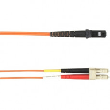 Black Box 5-m, LC-MTRJ, 62.5-Micron, Multimode, PVC, Orange Fiber Optic Cable - 16.40 ft Fiber Optic Network Cable for Network Device - First End: 1 x LC Male Network - Second End: 1 x MT-RJ Male Network - 128 MB/s - 62.5/125 &micro;m - Orange FOCMR62