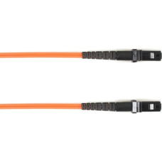 Black Box Duplex Fiber Optic Patch Network Cable - 3.28 ft Fiber Optic Network Cable for Network Device - First End: 1 x MT-RJ Network - Second End: 1 x MT-RJ Network - 128 MB/s - Patch Cable - 62.5/125 &micro;m - Orange - TAA Compliant FOCMR62-001M-M