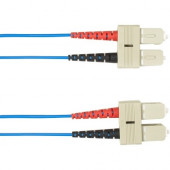 Black Box 10-m, SC-SC, 62.5-Micron, Multimode, PVC, Blue Fiber Optic Cable - 32.81 ft Fiber Optic Network Cable for Network Device - First End: 1 x SC Male Network - Second End: 1 x SC Male Network - 128 MB/s - 62.5/125 &micro;m - Blue FOCMR62-010M-SC