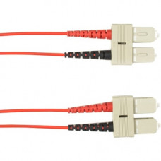 Black Box 1-m, SC-SC, 62.5-Micron, Multimode, PVC, Red Fiber Optic Cable - 3.28 ft Fiber Optic Network Cable for Network Device - First End: 1 x SC Male Network - Second End: 1 x SC Male Network - 128 MB/s - 62.5/125 &micro;m - Red FOCMR62-001M-SCSC-R
