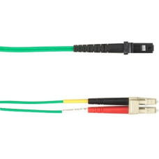 Black Box 5-m, LC-MTRJ, 62.5-Micron, Multimode, PVC, Green Fiber Optic Cable - 16.40 ft Fiber Optic Network Cable for Network Device - First End: 1 x LC Male Network - Second End: 1 x MT-RJ Male Network - 128 MB/s - 62.5/125 &micro;m - Green FOCMR62-0
