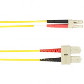 Black Box 5-m, SC-LC, 62.5-Micron, Multimode, PVC, Yellow Fiber Optic Cable - 16.40 ft Fiber Optic Network Cable for Network Device - First End: 1 x SC Male Network - Second End: 1 x LC Male Network - 128 MB/s - 62.5/125 &micro;m - Yellow FOCMR62-005M