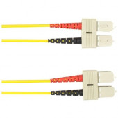 Black Box 5-m, SC-SC, 62.5-Micron, Multimode, PVC, Yellow Fiber Optic Cable - 16.40 ft Fiber Optic Network Cable for Network Device - First End: 2 x SC Male Network - Second End: 2 x SC Male Network - Patch Cable - Yellow FOCMR62-005M-SCSC-YL