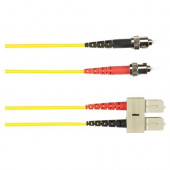 Black Box 5-m, ST-SC, 62.5-Micron, Multimode, PVC, Yellow Fiber Optic Cable - 16.40 ft Fiber Optic Network Cable for Network Device - First End: 2 x ST Male Network - Second End: 2 x SC Male Network - Patch Cable - Yellow - TAA Compliance FOCMR62-005M-STS