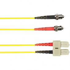 Black Box 6-m, ST-SC, 62.5-Micron, Multimode, PVC, Yellow Fiber Optic Cable - 19.69 ft Fiber Optic Network Cable for Network Device - First End: 1 x ST Male Network - Second End: 1 x SC Male Network - 128 MB/s - 62.5/125 &micro;m - Yellow FOCMR62-006M