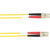 Black Box Colored Fiber OM4 50-Micron Multimode Fiber Optic Patch Cable - Duplex, PVC - 3.28 ft Fiber Optic Network Cable for Network Device - First End: 2 x LC Male Network - Second End: 2 x LC Male Network - 10 Gbit/s - Patch Cable - 50/125 &micro;m