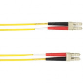 Black Box 3-m, LC-LC, Single-Mode, PVC, Yellow Fiber Optic Cable - 9.84 ft Fiber Optic Network Cable for Network Device - First End: 2 x LC Male Network - Second End: 2 x LC Male Network - 128 MB/s - Patch Cable - 9/125 &micro;m - Aqua - TAA Complianc