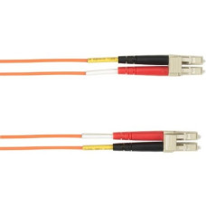Black Box 20-m, LC-LC, Single-Mode, PVC, Orange Fiber Optic Cable - 65.62 ft Fiber Optic Network Cable for Network Device - First End: 2 x LC Male Network - Second End: 2 x LC Male Network - 128 MB/s - 62.5/125 &micro;m - Orange FOCMRSM-020M-LCLC-OR