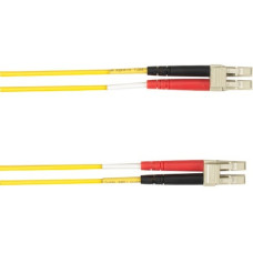 Black Box Colored Fiber OM3 50-Micron Multimode Fiber Optic Patch Cable - Duplex, LSZH - 6.56 ft Fiber Optic Network Cable for Network Device - First End: 2 x LC Male Network - Second End: 2 x LC Male Network - 10 Gbit/s - Patch Cable - LSZH - 50/125 &amp