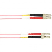 Black Box Colored Fiber OM2 50-Micron Multimode Fiber Optic Patch Cable - Duplex, LSZH - 6.56 ft Fiber Optic Network Cable for Network Device - First End: 2 x LC Male Network - Second End: 2 x LC Male Network - 1 Gbit/s - Patch Cable - 50/125 &micro;m