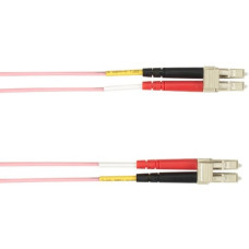 Black Box Colored Fiber OM2 50-Micron Multimode Fiber Optic Patch Cable - Duplex, LSZH - 6.56 ft Fiber Optic Network Cable for Network Device - First End: 2 x LC Male Network - Second End: 2 x LC Male Network - 1 Gbit/s - Patch Cable - 50/125 &micro;m