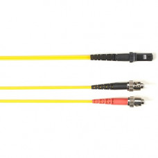 Black Box Fiber Optic Duplex Patch Network Cable - 19.70 ft Fiber Optic Network Cable for Network Device - First End: 2 x ST Male Network - Second End: 1 x MT-RJ Male Network - 10 Gbit/s - Patch Cable - LSZH - 62.5/125 &micro;m - Yellow - TAA Complian