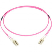 Black Box Fiber Optic Duplex Patch Network Cable - 6.56 ft Fiber Optic Network Cable for Network Device, LED, Vertical Cavity Surface Emitting Laser (VSCEL) - First End: 2 x LC Male Network - Second End: 2 x LC Male Network - 100 Gbit/s - Patch Cable - LS