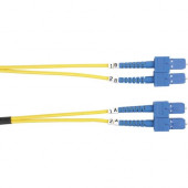 Black Box Single-Mode Value Line Patch Cable, SC-SC, 10-m (32.8-ft.) - 32.81 ft Fiber Optic Network Cable for Network Device - First End: 2 x SC Male Network - Second End: 2 x SC Male Network - Patch Cable - 9/125 &micro;m - Yellow - RoHS Compliance F