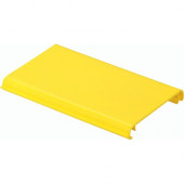 Panduit FiberRunner FRHC4YL6 4x4 Snap-On Hinged Cable Raceway Cover - Yellow - 1 Pack - Polyvinyl Chloride (PVC) - RoHS, TAA Compliance FRHC4YL6