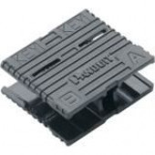 Panduit FSCCLIP-L Cable Clip - Black - 50 Pack - TAA Compliance FSCCLIP-L