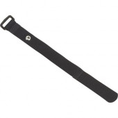 Black Box Hook and Loop Plus Cable Wrap - Black - 10 Pack - TAA Compliance FT9420
