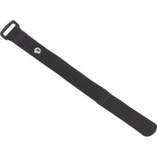 Black Box Hook and Loop Plus Cable Wrap - Black - 10 Pack - TAA Compliance FT9420
