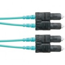 Panduit Fiber Optic Duplex Patch Network Cable - 45.93 ft Fiber Optic Network Cable for Network Device - First End: 2 x SC Male Network - Second End: 2 x SC Male Network - Patch Cable - 50/125 &micro;m - Aqua - 1 FX23LSNSNSNM014