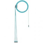 Panduit Fiber Optic Duplex Network Cable - 280 ft Fiber Optic Network Cable for Network Device - First End: 1 x PanMPO Female Network - Second End: 2 x LC Male Network - 50/125 &micro;m - Aqua - 1 Pack - TAA Compliance FZTYP7EL2SAF280