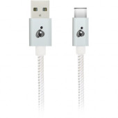 IOGEAR Charge & Sync Flip Pro - USB-C to Reversible USB-A Cable 6.5ft. (2m) - 6.50 ft USB Data Transfer Cable for MacBook, Notebook, Chromebook, Tablet - First End: 1 x Type A Male USB - Second End: 1 x Type C Male USB - 1 Pack G2LU3CAM02-WT