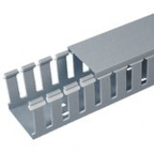 PANDUIT Panduct Type G Wide Slot Wiring Duct - Light Gray - 6 Pack - TAA Compliance G3X2LG6