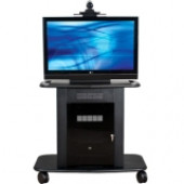 Avteq GMP - 300S-TT1 Display Stand - Up to 42" Screen Support - 375 lb Load Capacity - 1 x Shelf(ves) - Locking Door - 42" Height x 42" Width x 31" Depth - Glass, Steel - TAA Compliance GMP-300S-TT1