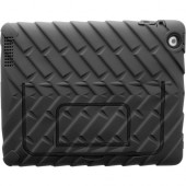 Gumdrop Hideaway Case for iPad Air - For Apple iPad Air Tablet - Black - Shock Absorbing - Silicone, Polycarbonate, Rubber GS-IPAD5-BLK-BLK