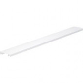 Panduit Cable Raceway Cover - White - 6 Pack - Polyvinyl Chloride (PVC) - TAA Compliance HC1.5WH6