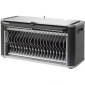 Bretford PowerSync+ Station 20 for iPad and iPad mini - 14.7" Height x 28.7" Width x 15" Depth - Wall Mountable - Steel, Aluminum - Graphite - TAA Compliance HE406BG2