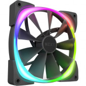 NZXT Aer RGB 2 HF-28140-B1 Cooling Fan - 1 x 140 mm - 91.2 CFM - 33 dB(A) Noise - Fluid Dynamic Bearing - 4-pin PWM - RGB LED - Plastic, Rubber - 6 Year Life HF-28140