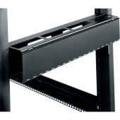 Middle Atlantic Products HHCM-2 Hinged Horizontal Cable Manager - Cable Manager - Black - 2U Rack Height - 19" Panel Width HHCM2