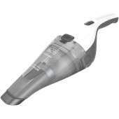 Black & Decker Dustbuster QuickClean Cordless Hand Vacuum - 14.99 W Air Watts - 10.99 fl oz - Bagless - Crevice Tool, Filter - Pet Hair Cleaning - Battery - Battery Rechargeable - White HNVC215B10