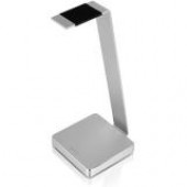 Thermaltake LUXA2 E-One Aluminum Headset Holder - 12.2" x 5.3" x 6.3" - Aluminum - 1 - Silver HO-HDP-ALE1SI-00