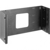 Middle Atlantic Products HPM6 6U Hinged Panel Mount - Black - 10.5" Height - 6" Depth HPM6