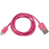 I/OMagic Lightning/USB Data Transfer Cable - 4 ft Lightning/USB Data Transfer Cable - USB - Lightning - MFI - Red I012U04LR