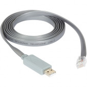 Black Box USB-A to RJ-45 Serial Adapter - 6-ft. - 6 ft RJ-45/USB Data Transfer Cable for MAC - First End: 1 x RJ-45 Male Serial - Second End: 1 x Type A Male USB - 128 kB/s IC1101A