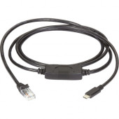 Black Box USB-C to RJ-45 Serial Adapter - 6-ft. - 6 ft RJ-45/USB Data Transfer Cable for PC, MAC - First End: 1 x Type C Male USB - Second End: 1 x RJ-45 Male Serial - 128 kB/s IC1102A