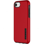 Incipio DualPro The Original Dual Layer Protective Case for iPhone 8 - For Apple iPhone 6, iPhone 6s, iPhone 7, iPhone 8 Smartphone - Iridescent Red, Black - Shock Absorbing, Drop Resistant, Bump Resistant, Scratch Resistant - Plextonium, Polycarbonate - 