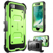 I-Blason Armorbox Carrying Case (Holster) iPhone 7, iPhone 8 - Green - Drop Resistant - Polycarbonate, Thermoplastic Polyurethane (TPU) IPH8-ARMOBX-GN