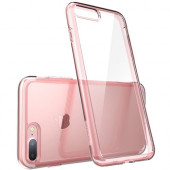 I-Blason Halo Case - For Apple iPhone 8 Plus Smartphone - Rose Gold, Clear - Polycarbonate IPH8P-HALO-C/RG