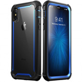I-Blason Ares iPhone X Case - For Apple iPhone X Smartphone - Blue - Polycarbonate IPHX-ARES-BK/BE