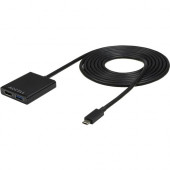 Accell USB-C VR Adapter - 8 ft HDMI/USB A/V Cable for Headset, Desktop Computer, Audio/Video Device, Virtual Reality Glasses, Graphics Card, Notebook - First End: 1 x Type C Male USB - Second End: 1 x Type A Female USB, Second End: 1 x HDMI Female Digital