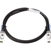 HPE 2920 3.0m Stacking Cable - 9.84 ft Network Cable for Network Device, Switch - Stacking Cable - Black - TAA Compliance J9736A