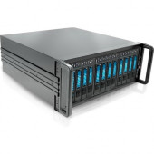 Istarusa RAIDage JAGE412HDBL Drive Enclosure 12Gb/s SAS, SATA/600 - Mini-SAS HD Host Interface - 4U Rack-mountable - Black, Blue - Hot Swappable Bays - 12 x HDD Supported - 12 x 2.5"/3.5" Bay - SECC JAGE412HDBL